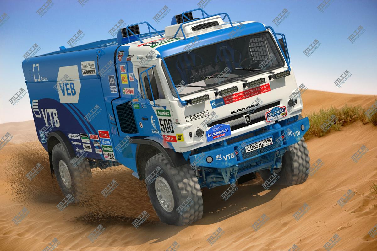 images/goods_img/202104094/3D KAMAZ Dakar Racing Truck 4326 VK model/5.jpg